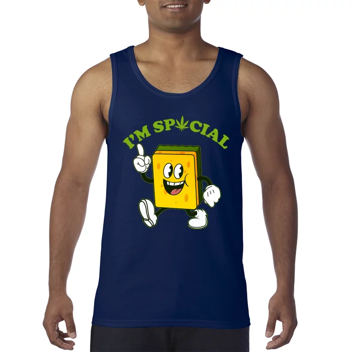 Im Special Weed Sponge Tank Top