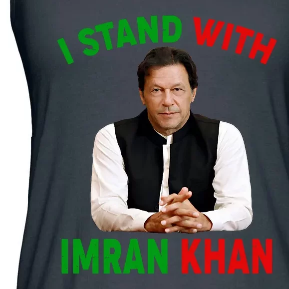 I Stand With Imran Khan Ladies Essential Flowy Tank