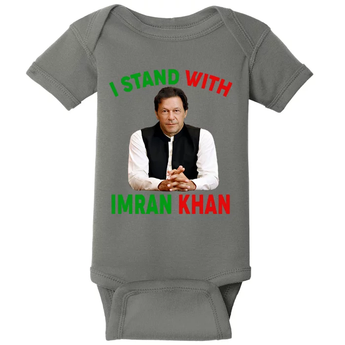 I Stand With Imran Khan Baby Bodysuit