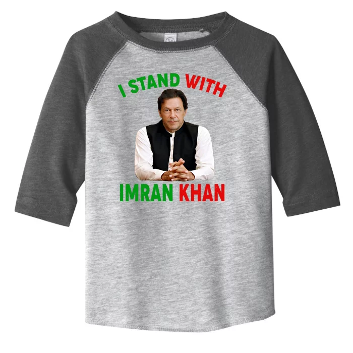 I Stand With Imran Khan Toddler Fine Jersey T-Shirt