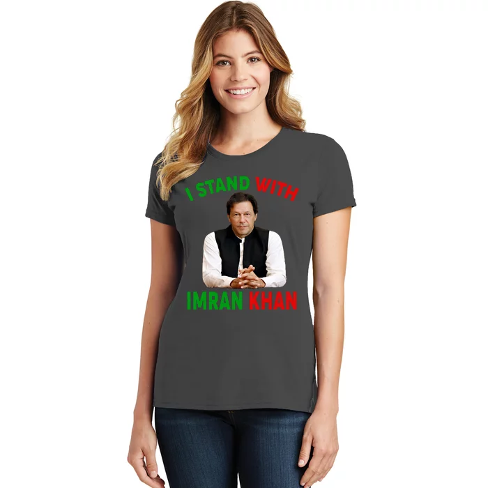 I Stand With Imran Khan Women's T-Shirt