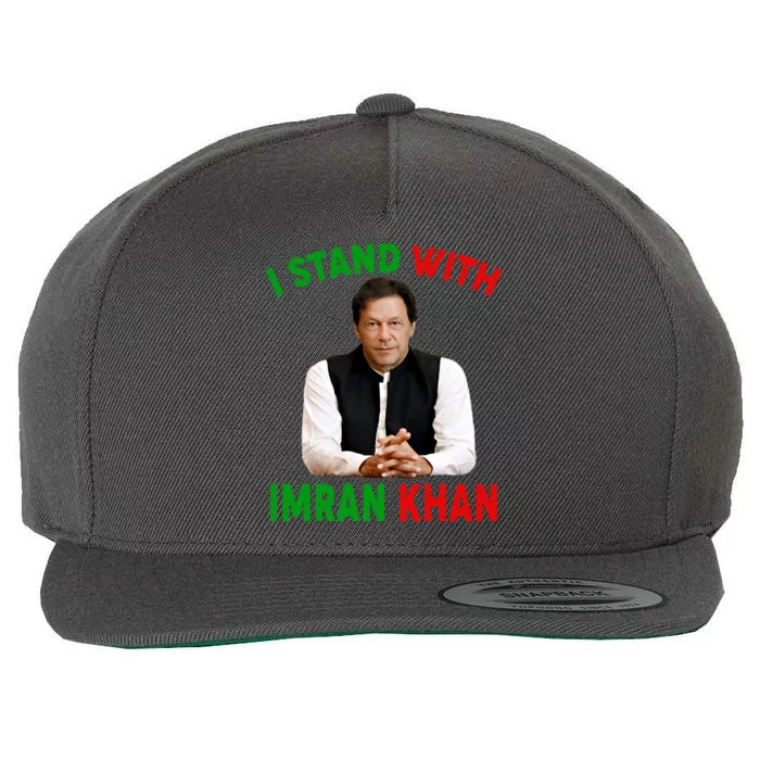 I Stand With Imran Khan Wool Snapback Cap