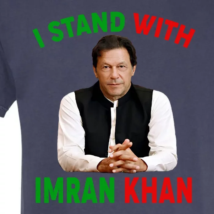 I Stand With Imran Khan Garment-Dyed Heavyweight T-Shirt