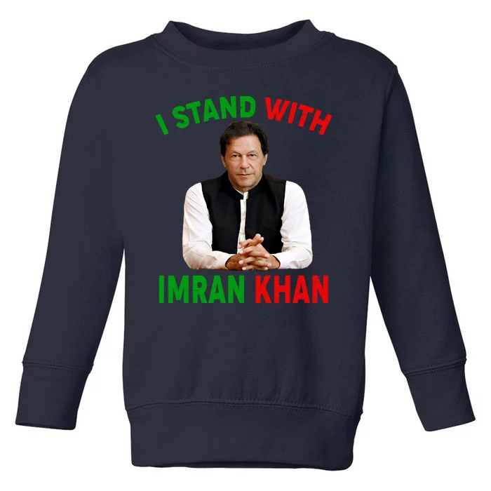 I Stand With Imran Khan Toddler Sweatshirt