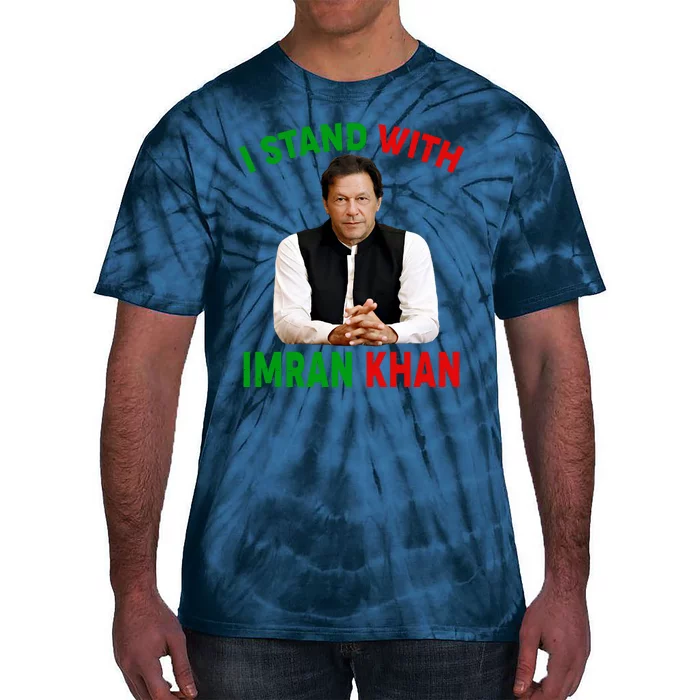 I Stand With Imran Khan Tie-Dye T-Shirt