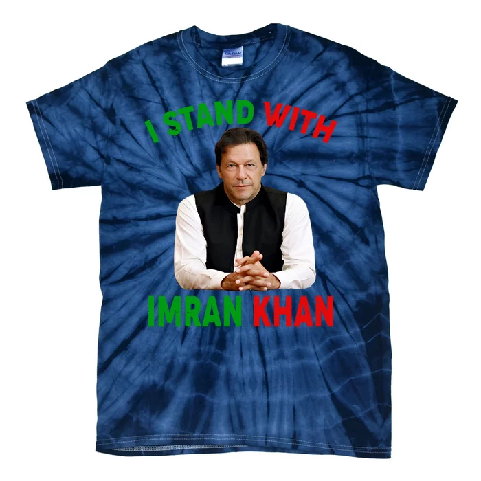 I Stand With Imran Khan Tie-Dye T-Shirt