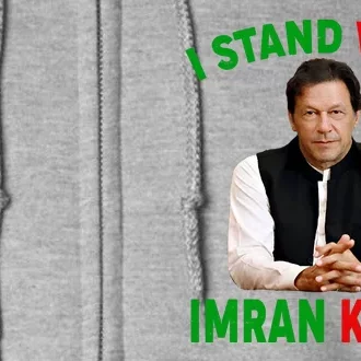 I Stand With Imran Khan Full Zip Hoodie