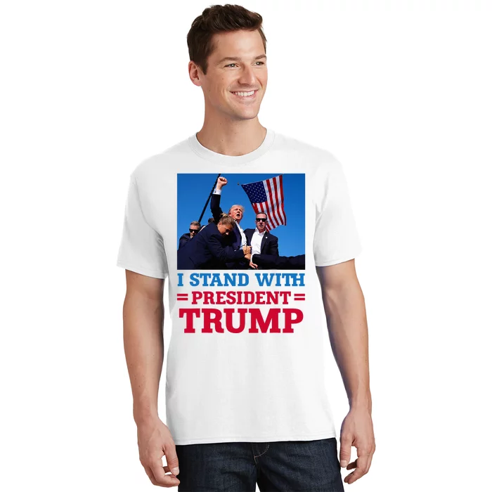 I Stand With President Trump After The Shooting At His Rally T-Shirt