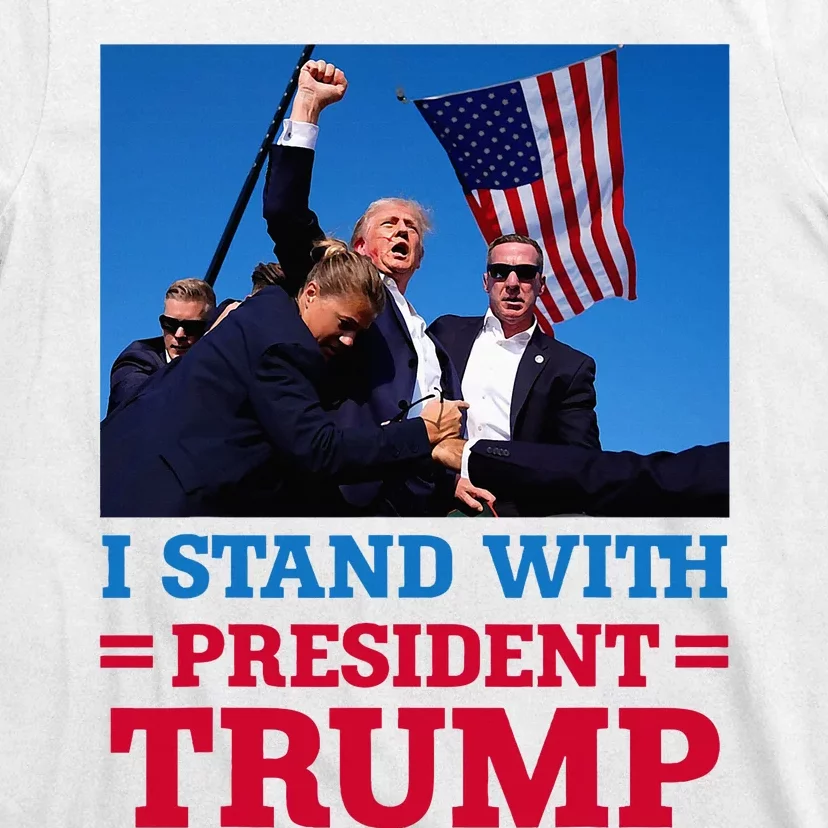 I Stand With President Trump After The Shooting At His Rally T-Shirt