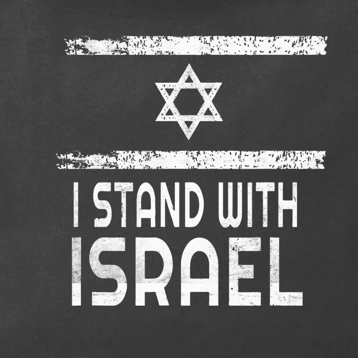 I Stand With Israel Zip Tote Bag