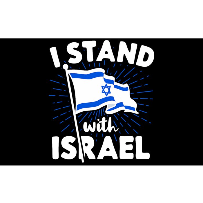 I Stand With Israel Flag Jewish Freedom Solidarity Gift Idea Bumper Sticker