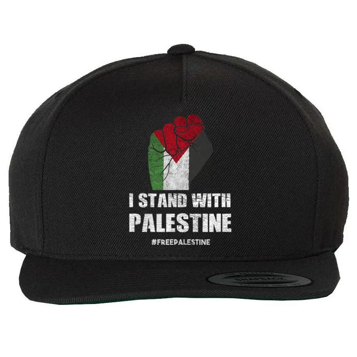 I Stand With Palestine For Their Freedom Wool Snapback Cap