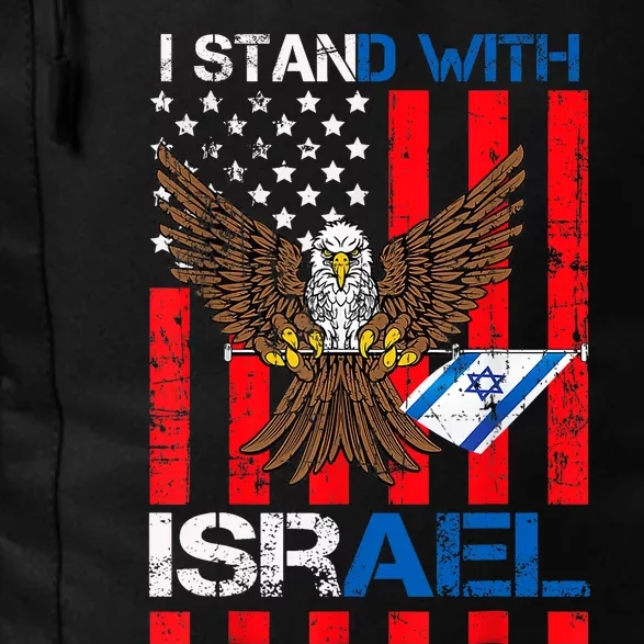 I Stand With Israel Support Israel Love Israeli Daily Commute Backpack