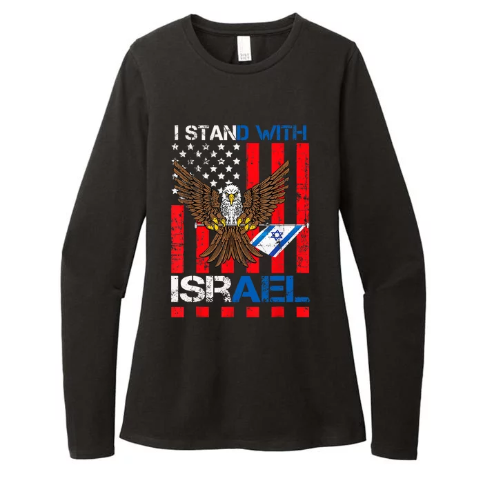 I Stand With Israel Support Israel Love Israeli Womens CVC Long Sleeve Shirt