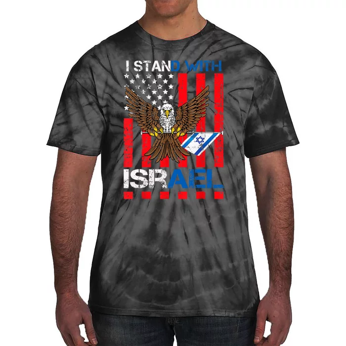 I Stand With Israel Support Israel Love Israeli Tie-Dye T-Shirt