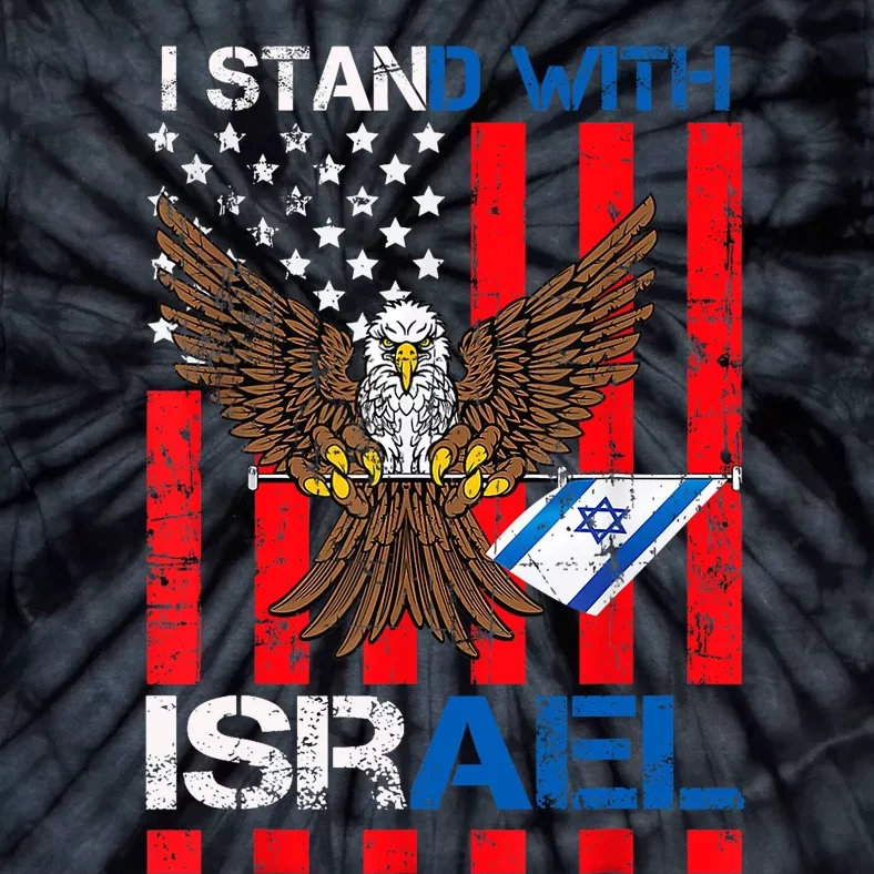 I Stand With Israel Support Israel Love Israeli Tie-Dye T-Shirt