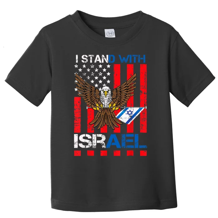 I Stand With Israel Support Israel Love Israeli Toddler T-Shirt