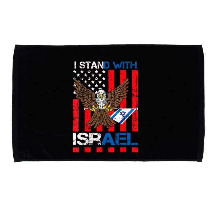 I Stand With Israel Support Israel Love Israeli Microfiber Hand Towel