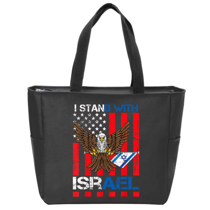 I Stand With Israel Support Israel Love Israeli Zip Tote Bag