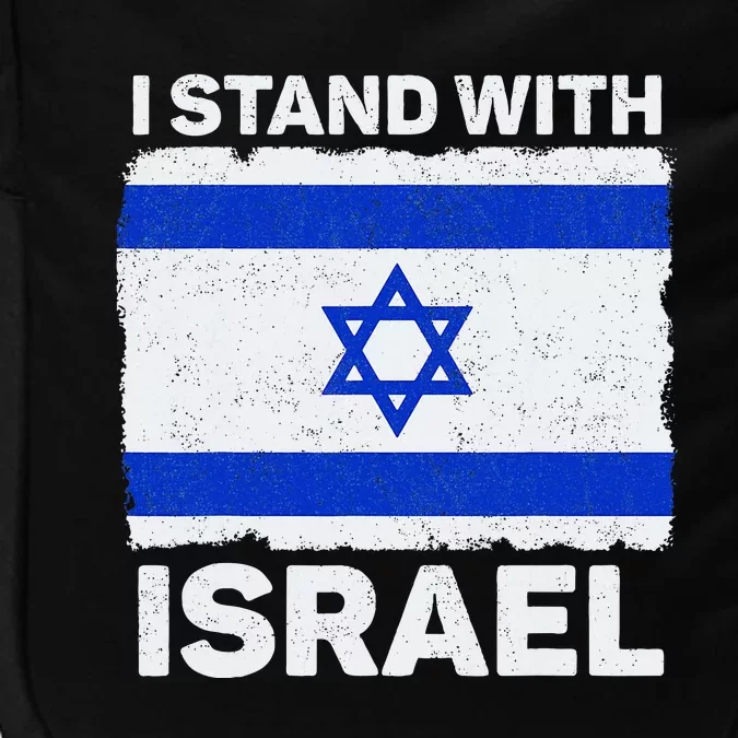 I Stand With Israel Israel Flag Patriotic Israel Impact Tech Backpack