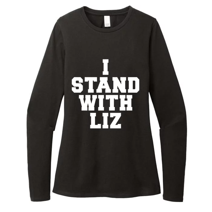 I Stand With Liz Cheney Funny Gift Womens CVC Long Sleeve Shirt