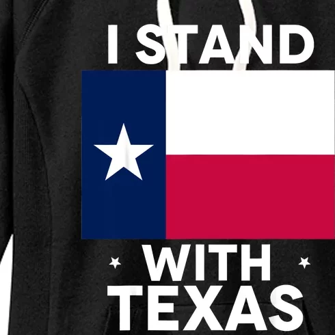 I Stand With Texas Scotus Women's Fleece Hoodie