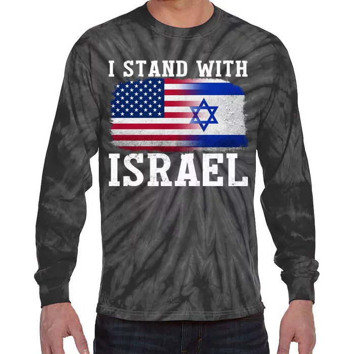 I Stand With Israel shirt Israel Strong  wo Tie-Dye Long Sleeve Shirt