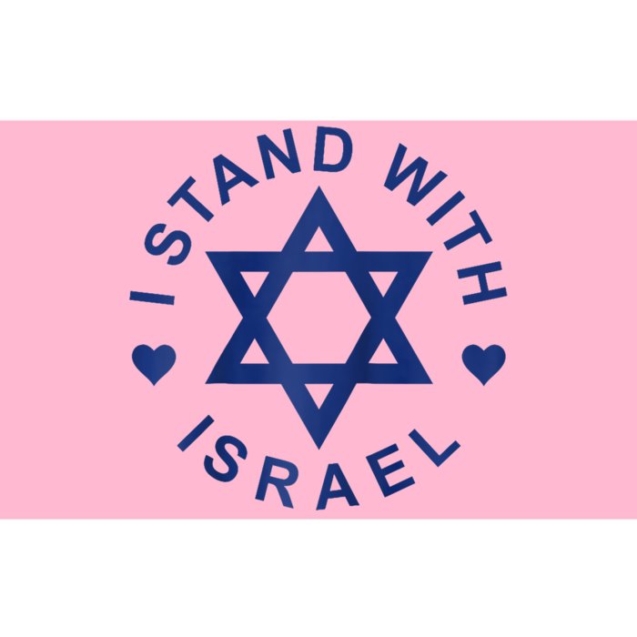 I Stand With Israel Israeli Flag Jewish Star Of David Israel Strong Bumper Sticker