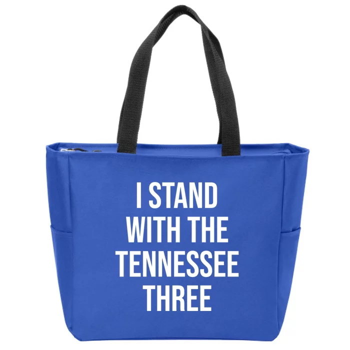 I Stand With The Tennessee Three Zip Tote Bag