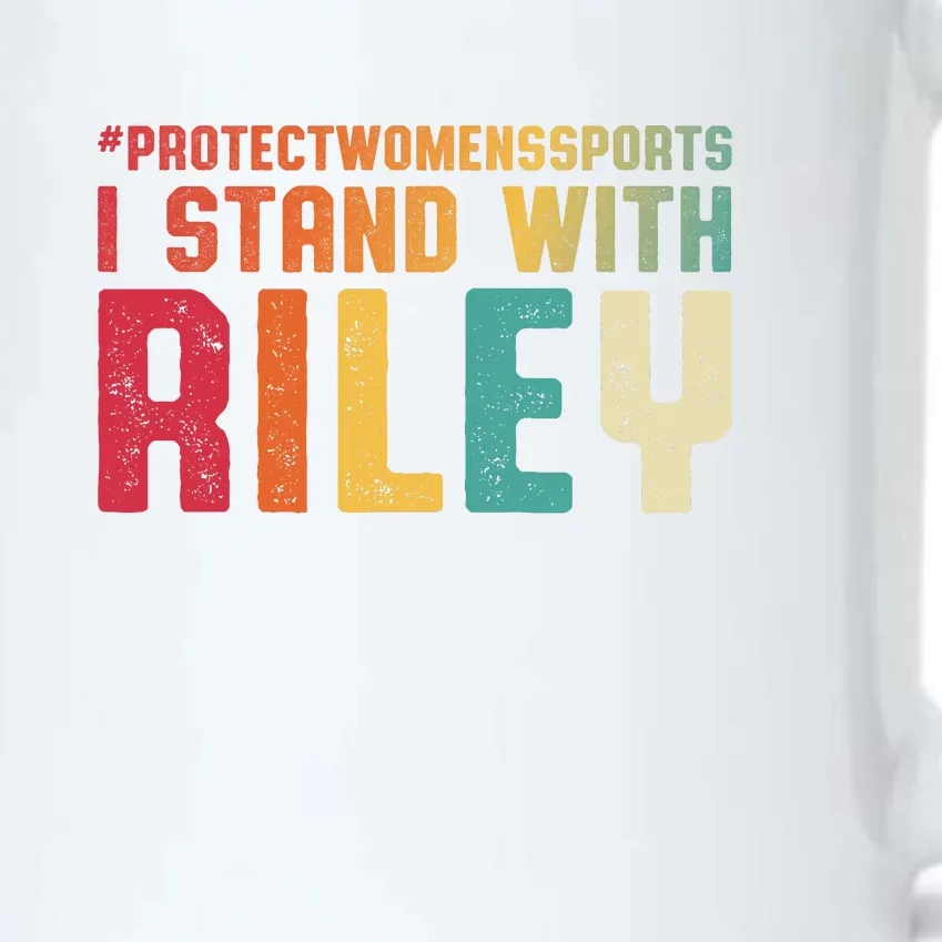 I Stand With Riley Gaines | Protect Womens Sports Black Color Changing Mug