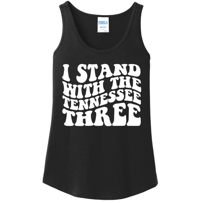 I Stand With The Tennessee Three Ladies Essential Tank