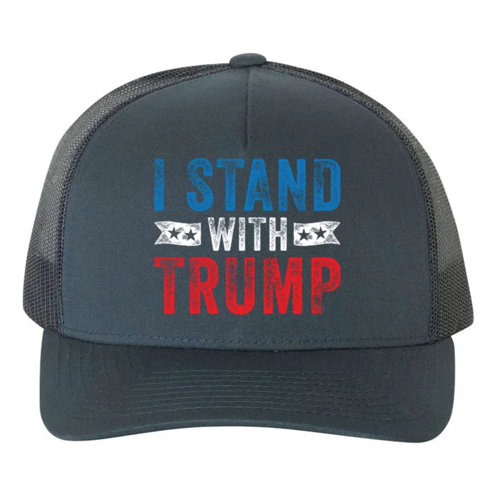 I Stand With Trump 2020 Election Donald Maga Republican Gift Yupoong Adult 5-Panel Trucker Hat