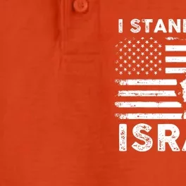 I Stand With Israel Support Israel Us And Israel Flag Dry Zone Grid Performance Polo