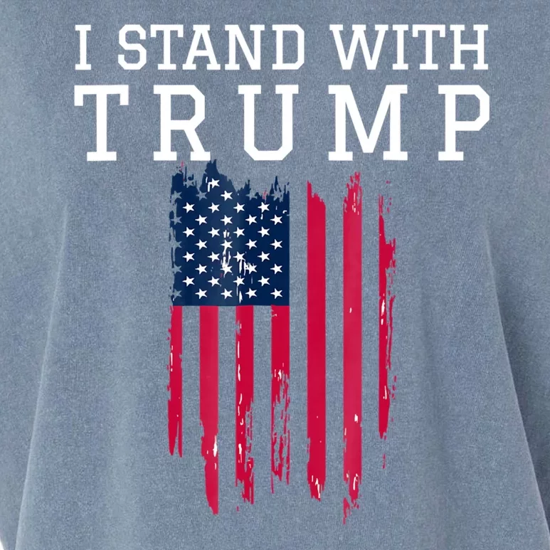 I Stand With Trump Pro Trump Supporter Free Trump Garment-Dyed Women's Muscle Tee