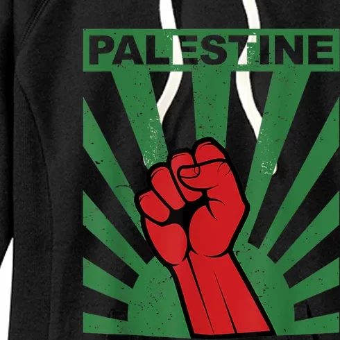 I Stand With Palestine For Their Freedom Free Palestine Women's Fleece Hoodie