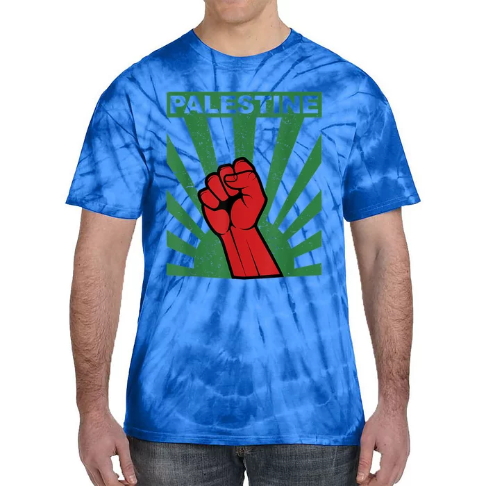 I Stand With Palestine For Their Freedom Free Palestine Tie-Dye T-Shirt