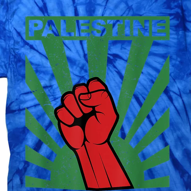 I Stand With Palestine For Their Freedom Free Palestine Tie-Dye T-Shirt