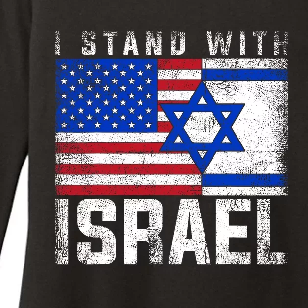 I Stand With Israel Support Israel Design Womens CVC Long Sleeve Shirt