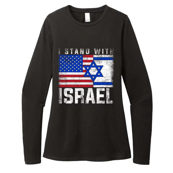 I Stand With Israel Support Israel Design Womens CVC Long Sleeve Shirt