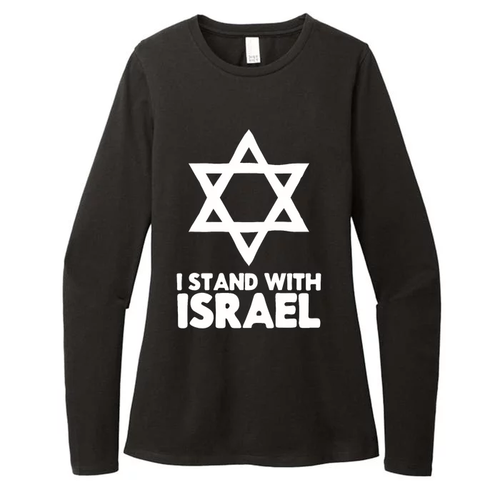 I Stand With Israel Jewish Support Israel Womens CVC Long Sleeve Shirt