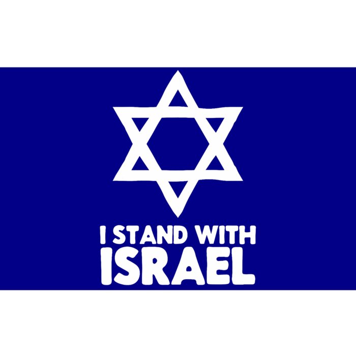 I Stand With Israel Jewish Support Israel Bumper Sticker