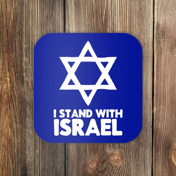 I Stand With Israel Jewish Support Israel Coaster