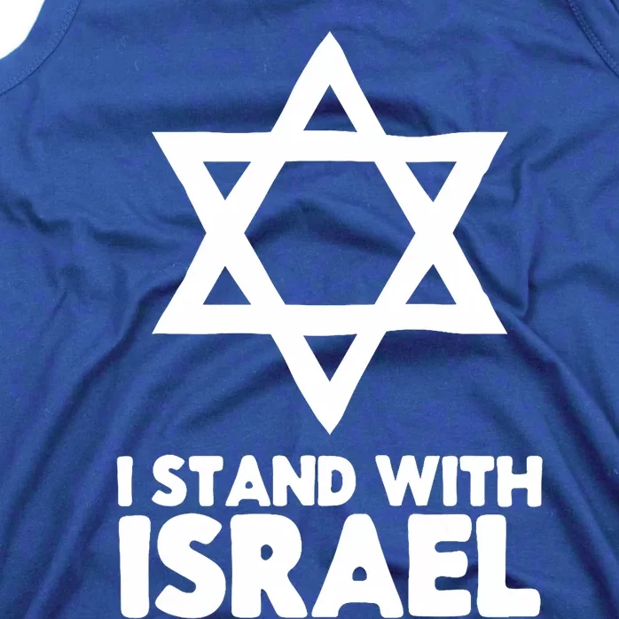 I Stand With Israel Jewish Support Israel Tank Top