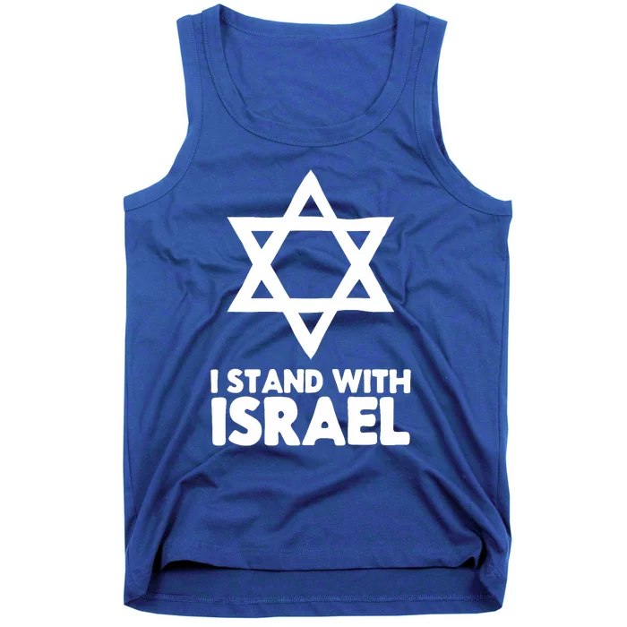 I Stand With Israel Jewish Support Israel Tank Top