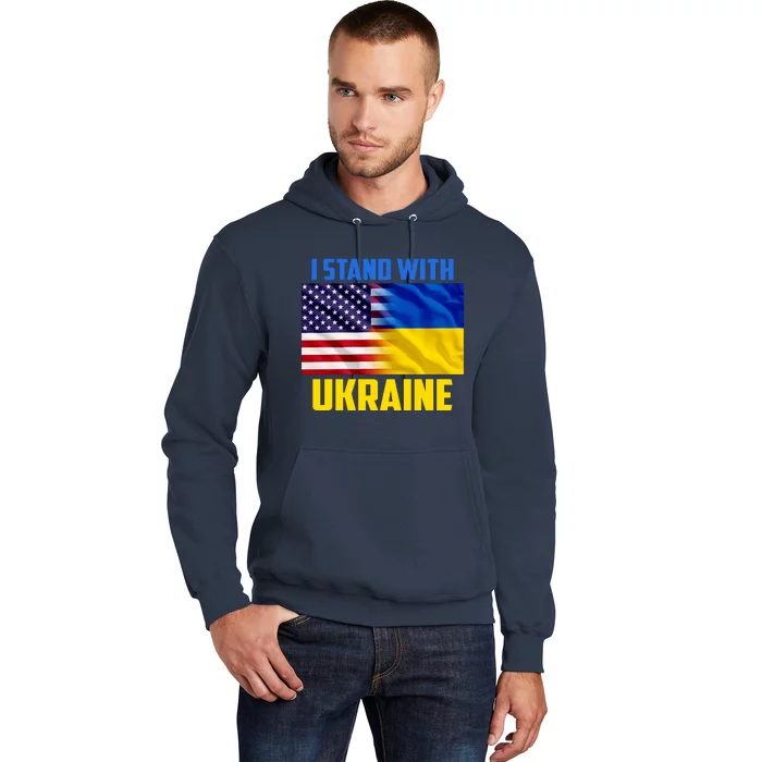 I Stand With Ukraine USA Ukrainian Pride Support Hoodie