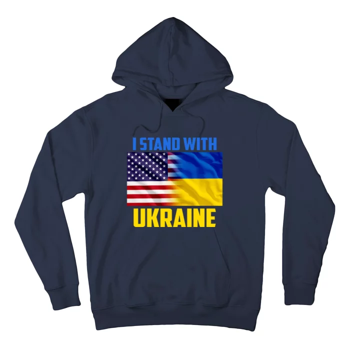 I Stand With Ukraine USA Ukrainian Pride Support Hoodie