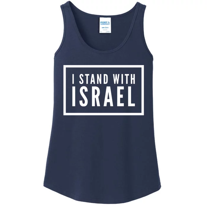 I Stand With Israel Pray For Israel Strong Ladies Essential Tank