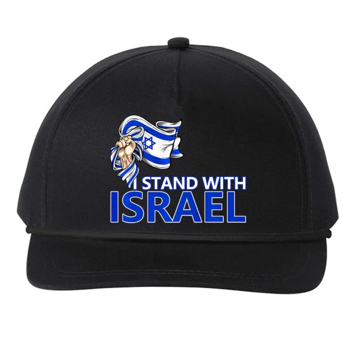 I Stand With Israel Pray For Israel Snapback Five-Panel Rope Hat