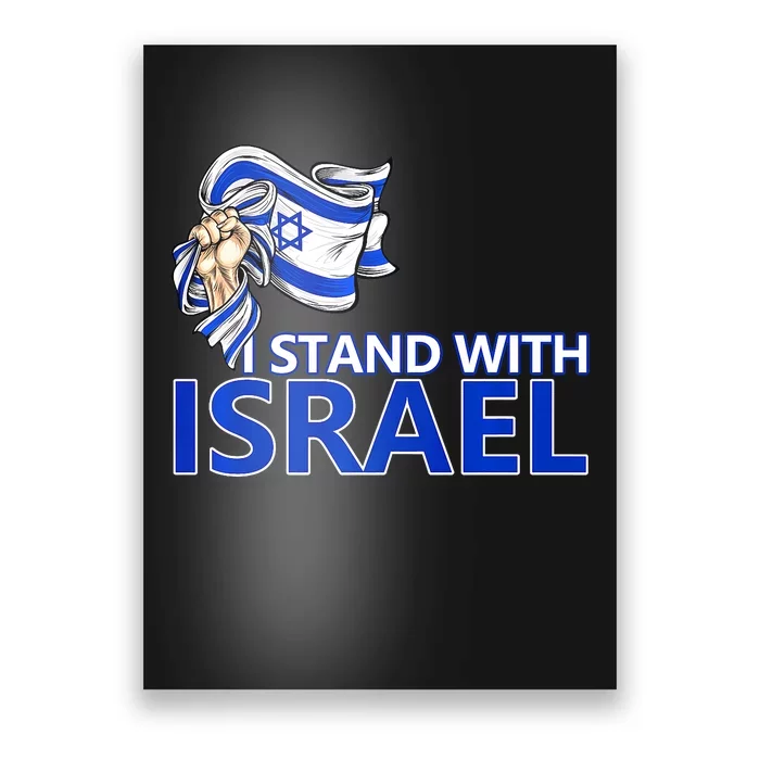 I Stand With Israel Pray For Israel Poster