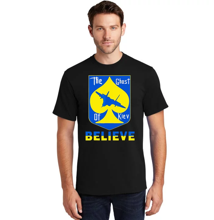 I Stand With Ukraine The Ghost Of Kyiv Tall T-Shirt